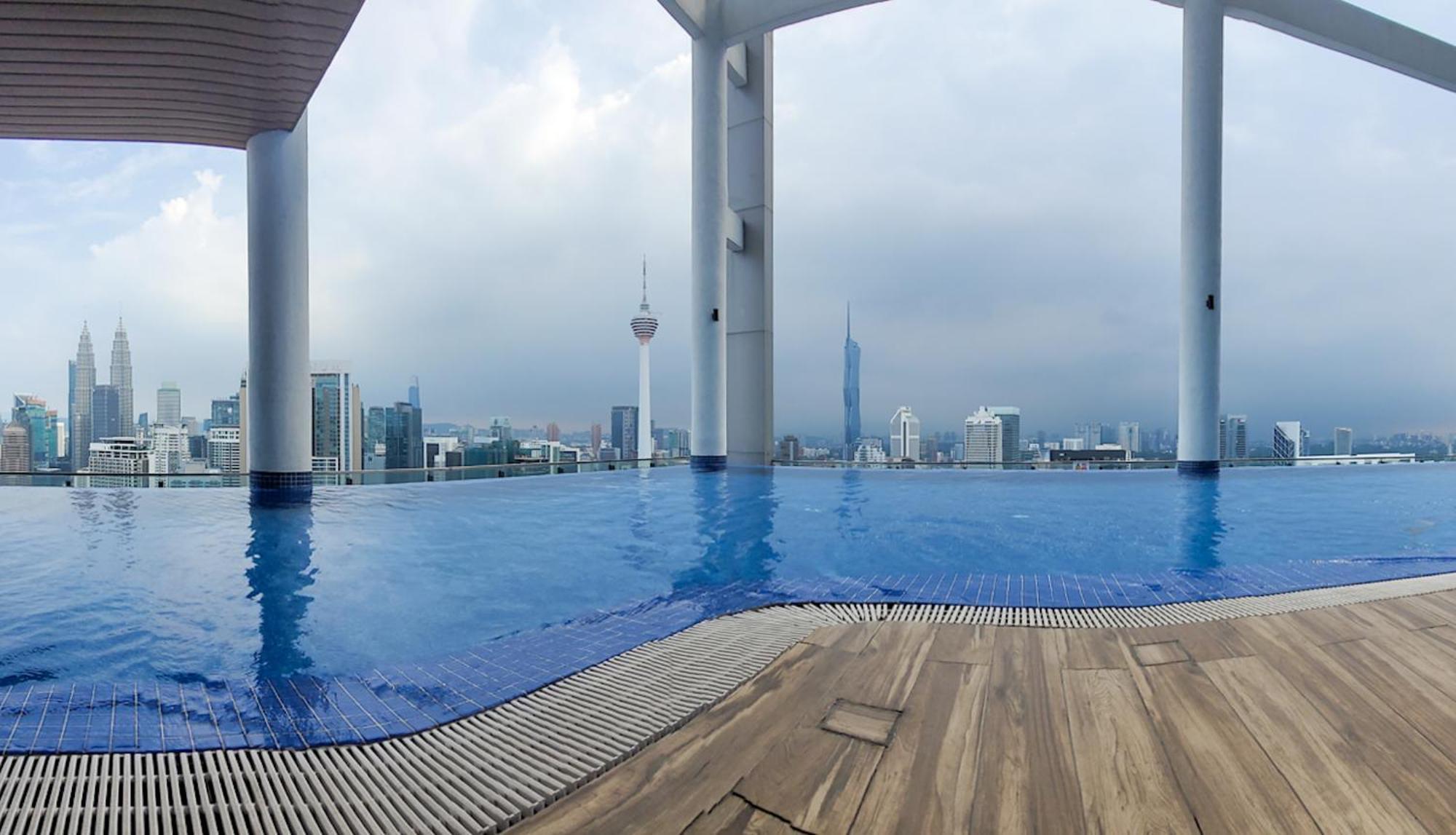 Апартаменти C14B Modern Infinity Pool Klcc Balcony View Куала-Лумпур Екстер'єр фото